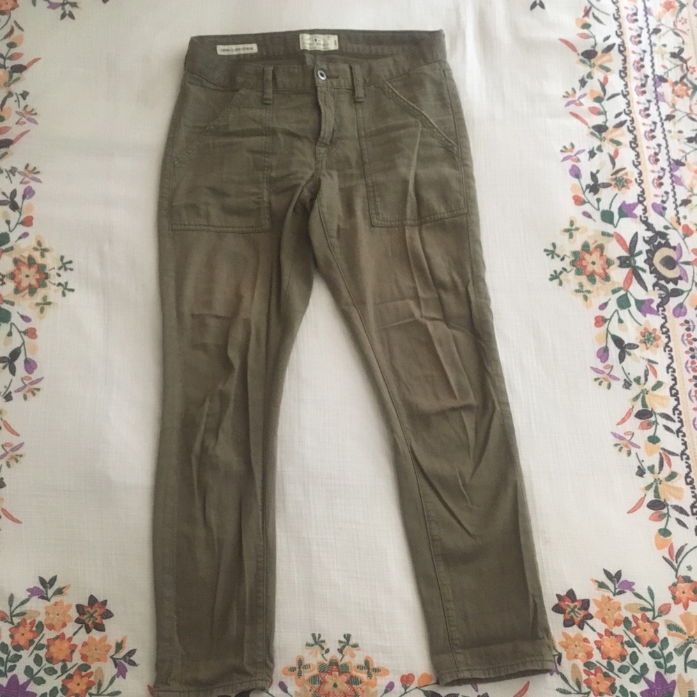 Boyfriend linen pants